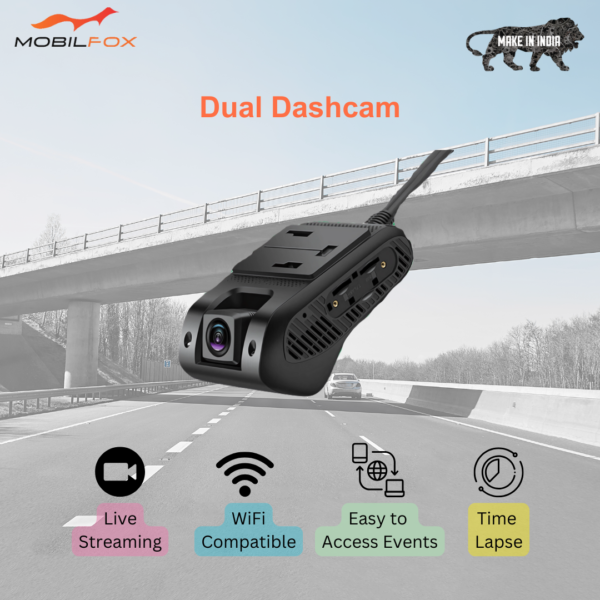 1080P DUAL DASHCAM with Smart AI Features